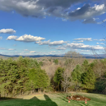 Views from the backyard of Bobby Ross' home