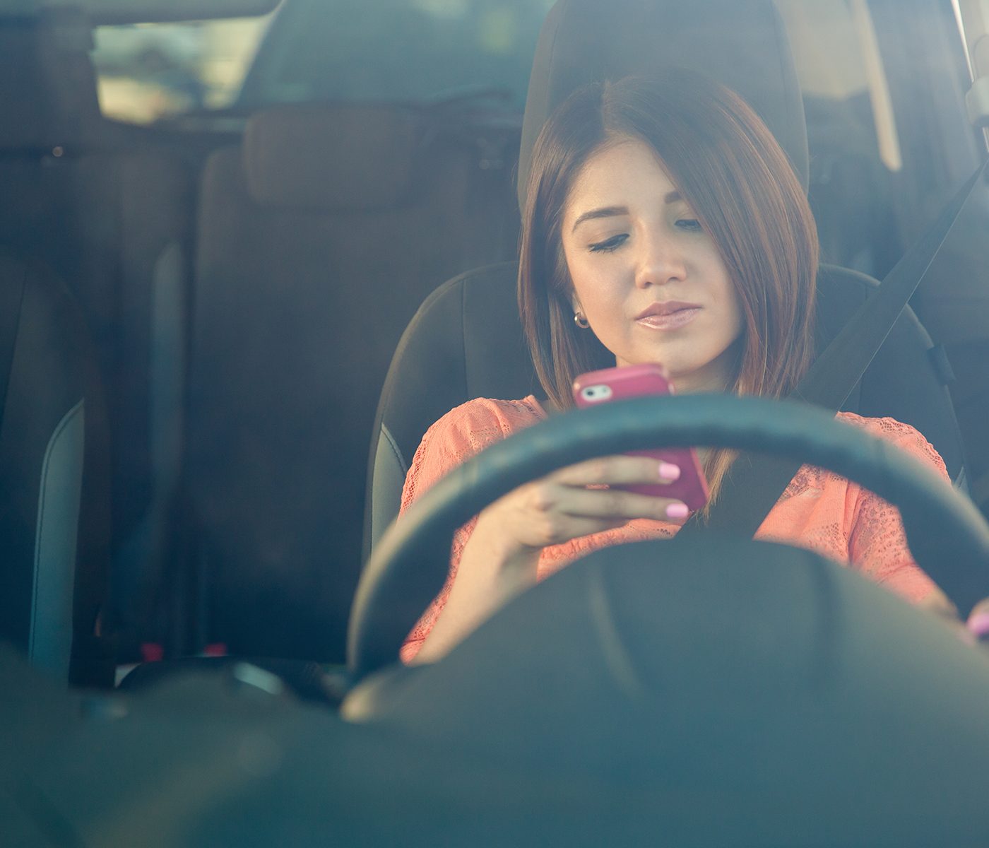 texting while driving image