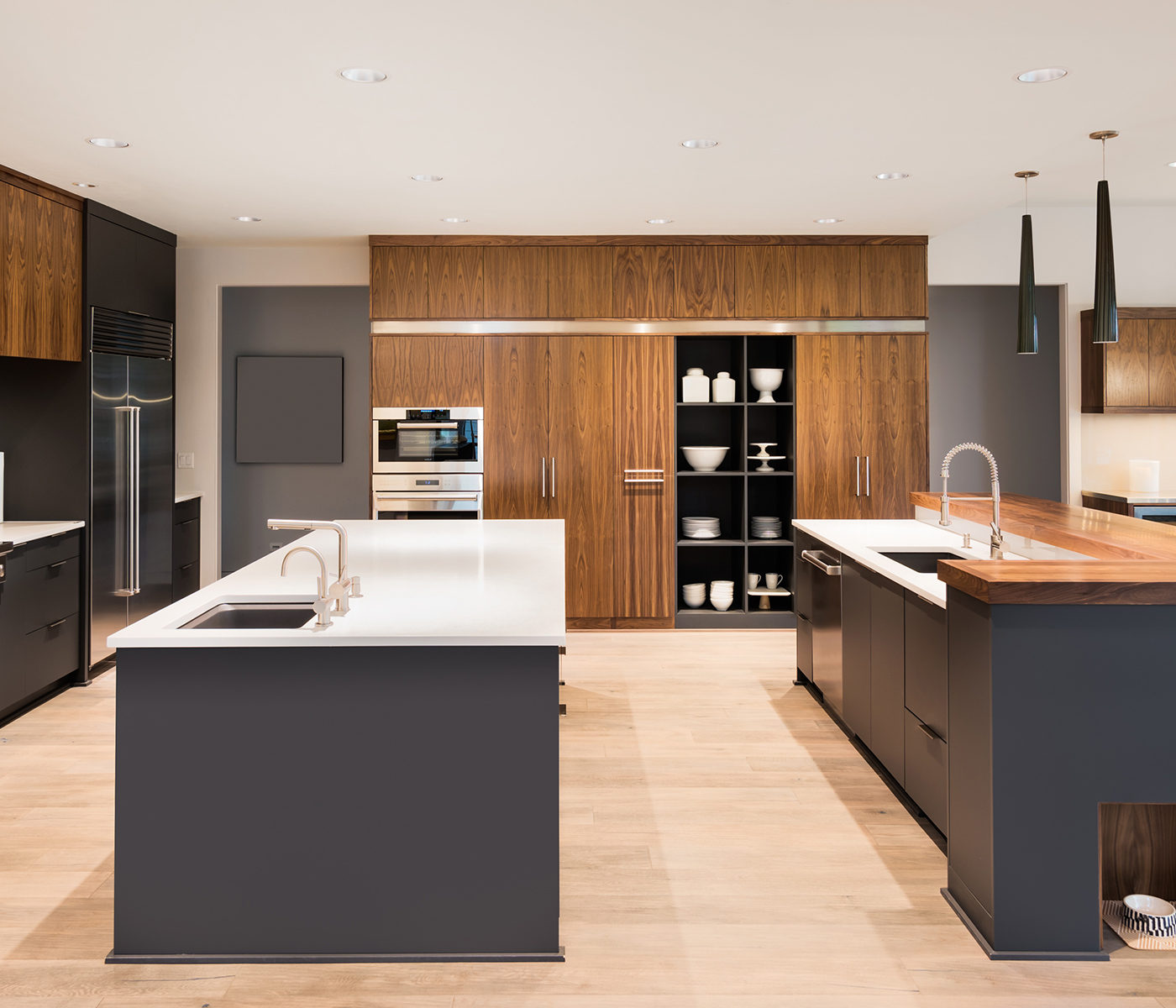Two island trend in kitchens