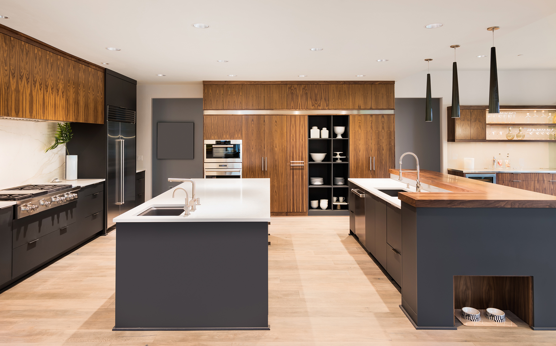 Two island trend in kitchens