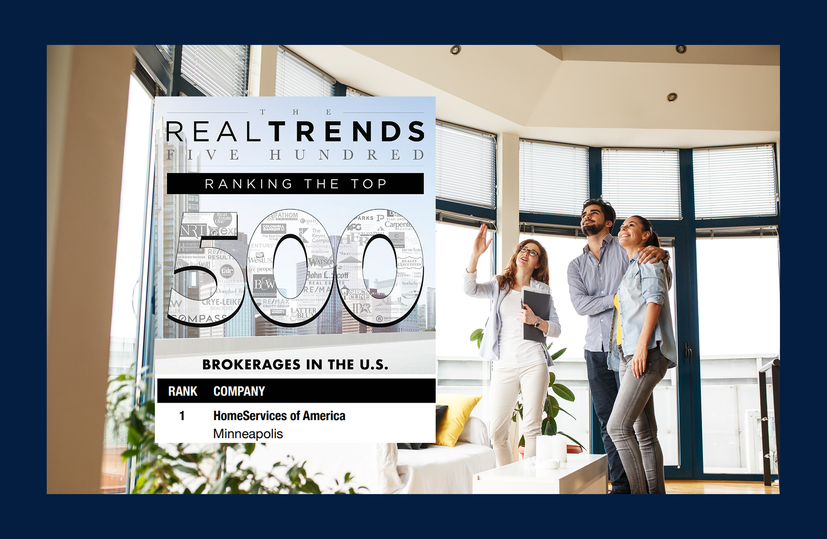 2019 REAL Trends 500 HomeServices of America