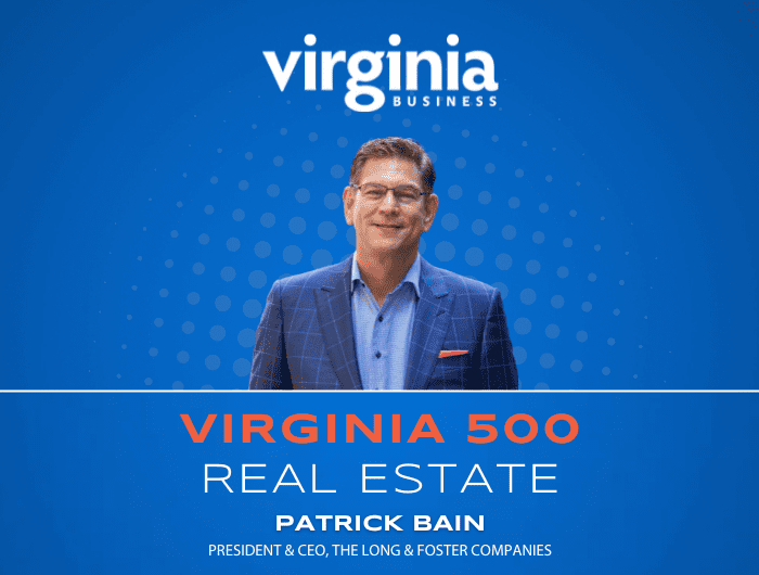 Patrick Bain was named to the 2026 Virginia 500 list