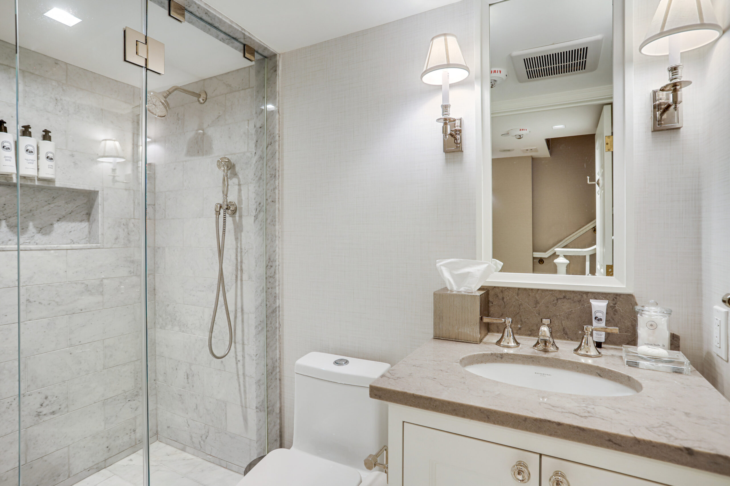 In addition to the primary suite bathroom, the townhouses feature full secondary bathrooms.