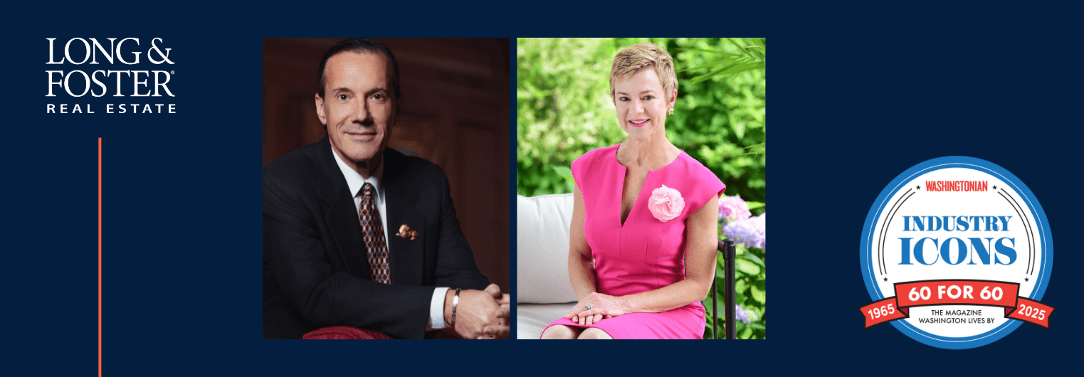 John Mentis and Kimberly Cestari have been recognized by Washingtonian magazine on its Industry Icons 60 for 60 list.